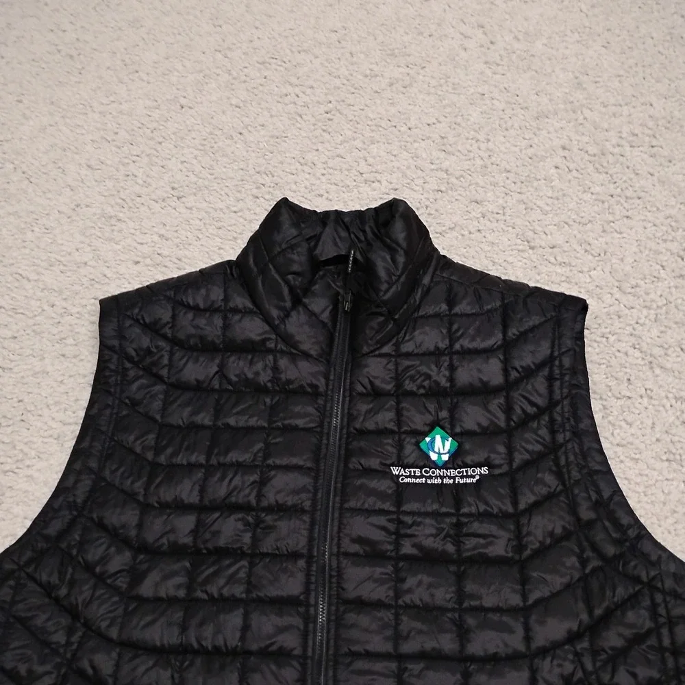 The North Face ThermoBall Eco Vest Mens XL Black Puffer Hiking Camp Lightweight